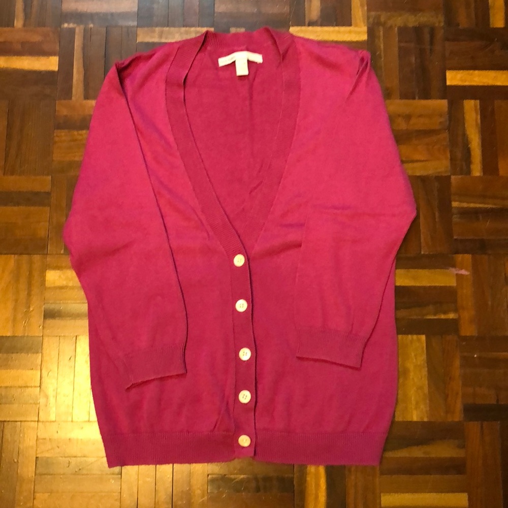 Pink cardigan